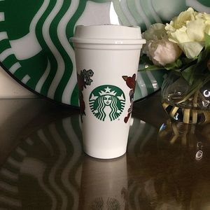 Starbucks Tattoo Roses Reusable Cup